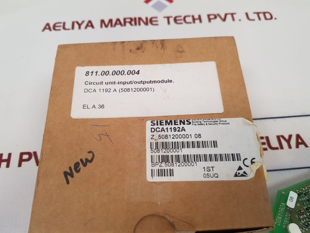 Siemens Dca1192A Circuit Unit+Input/Output Module