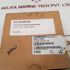 Siemens Dca1192A Circuit Unit+Input/Output Module