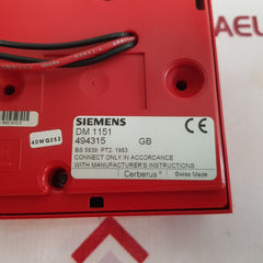 Siemens Dm1151 Manual Call Points