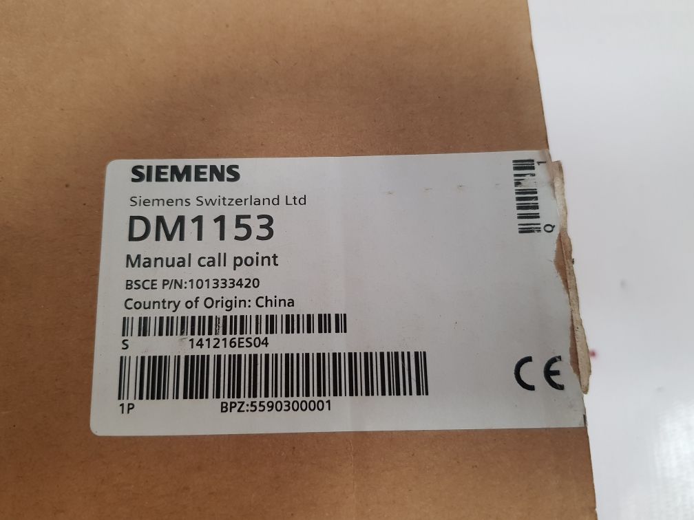 Siemens dma1192-aa manual call point dm1153