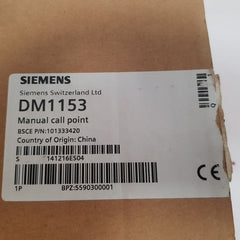 Siemens dma1192-aa manual call point dm1153