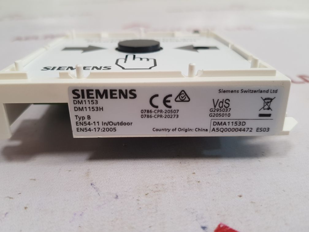 Siemens dma1192-aa manual call point dm1153