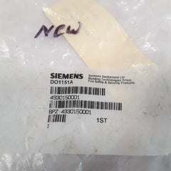 Siemens Do1151A Smoke Detector 493015 Kc