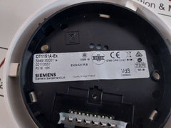 Siemens Dt1151A-ex Heat Detector 493811 5349160001 A- En54-5/A1R.B
