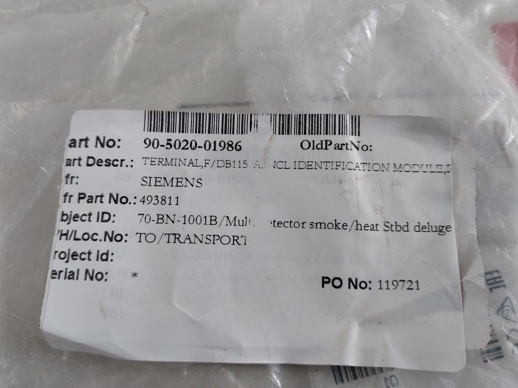 Siemens Dt1151A-ex Heat Detector 493811 5349160001 A- En54-5/A1R.B