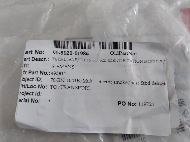 Siemens Dt1151A-ex Heat Detector 493811 5349160001 A- En54-5/A1R.B