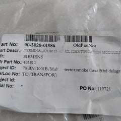 Siemens Dt1151A-ex Heat Detector 493811 5349160001 A- En54-5/A1R.B