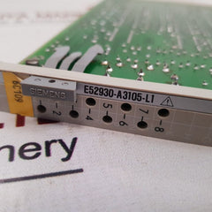 Siemens E52930-a3105-l1 Extension Module