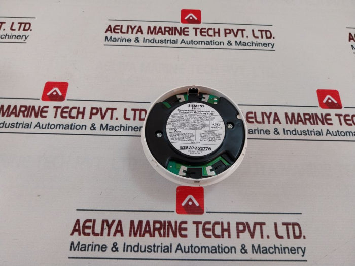 Siemens Fp-11 Smoke Detector With Base Fire Safety