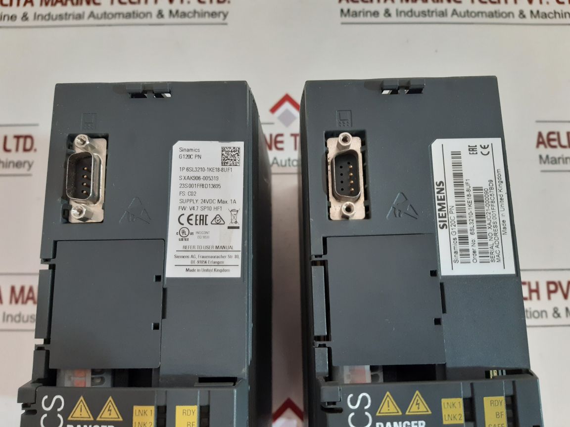 Siemens Sinamics G120c Pn Automation Drive Inverter 6sl3210-1ke18-8uf1