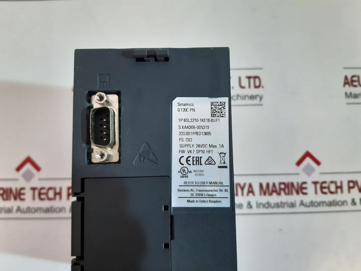 Siemens Sinamics G120c Pn Automation Drive Inverter 6sl3210-1ke18-8uf1
