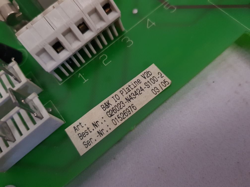 Siemens g26023-n43424-s100-2 pcb card rev 1.5