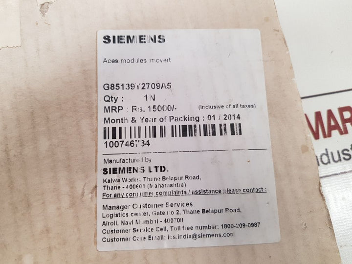 Siemens g85139-y2709-a pc board