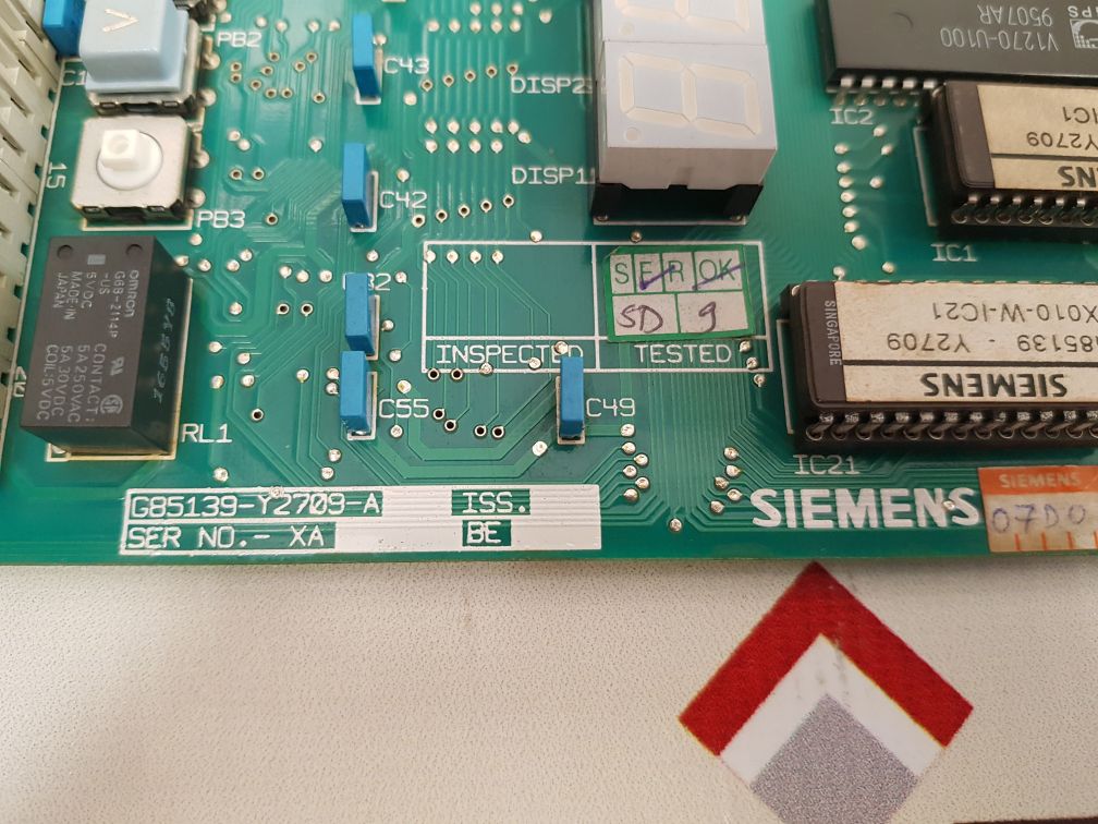 Siemens g85139-y2709-a pc board