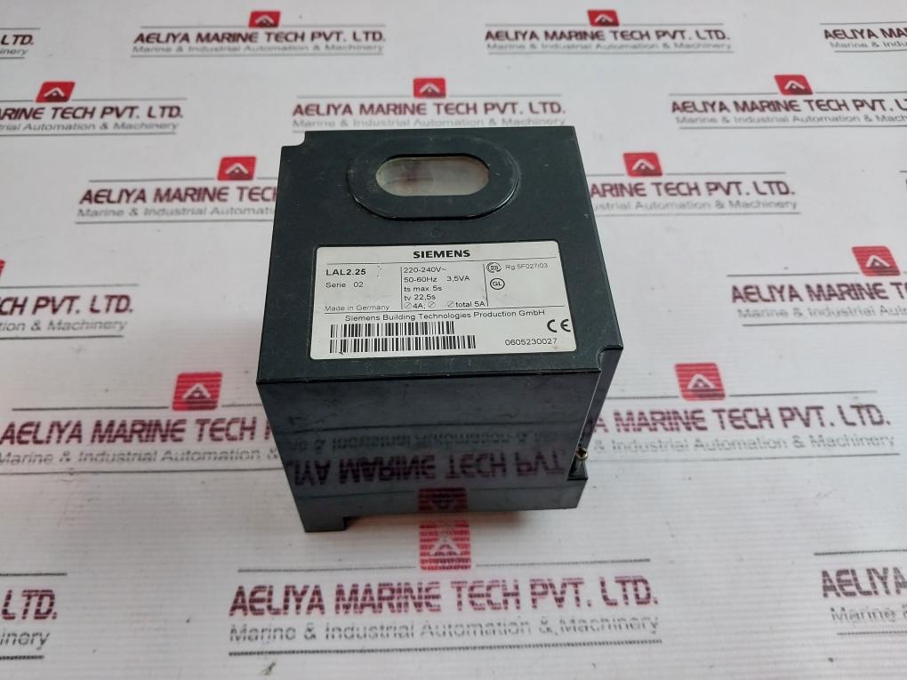 Siemens Lal2.25 Burner Controller 220-240V 50-60Hz 3,5Va