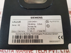 Siemens Lal2.25 Burner Program Controller Series:02 220-240V~ 50-60Hz 3,5Va