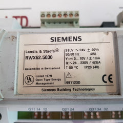 Siemens Landis & Staefa Rwx62.5030 Multi Function Controller