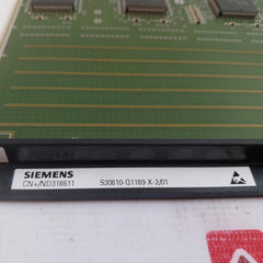 Siemens S30810-q1189-x-2/01 Printed Circuit Board Card Ssm 16B Module