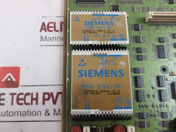 Siemens S30813-q27-a289-6/01 Printed Circuit Board Card V24, S30813-q42-x100-4/01