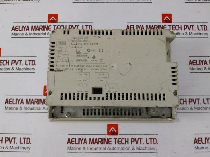 Siemens Simatic 6Av6 642-0Aa11-0Ax1 Touch Panel Tp177A 24Vdc