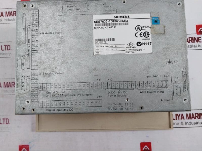 Siemens Simatic 6Es7633-1Df02-0Ae3 Hmi C7-633 Complete Unit 24VDc