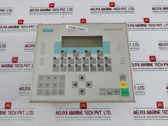 Siemens Simatic 6Es7633-1Df02-0Ae3 Hmi C7-633 Complete Unit 24VDc (Not Working)