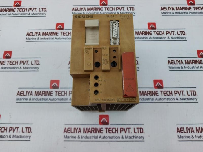 Siemens Simatic S5-100U Central Processing Unit Cpu 103, Type 6Es5 103-8Ma03