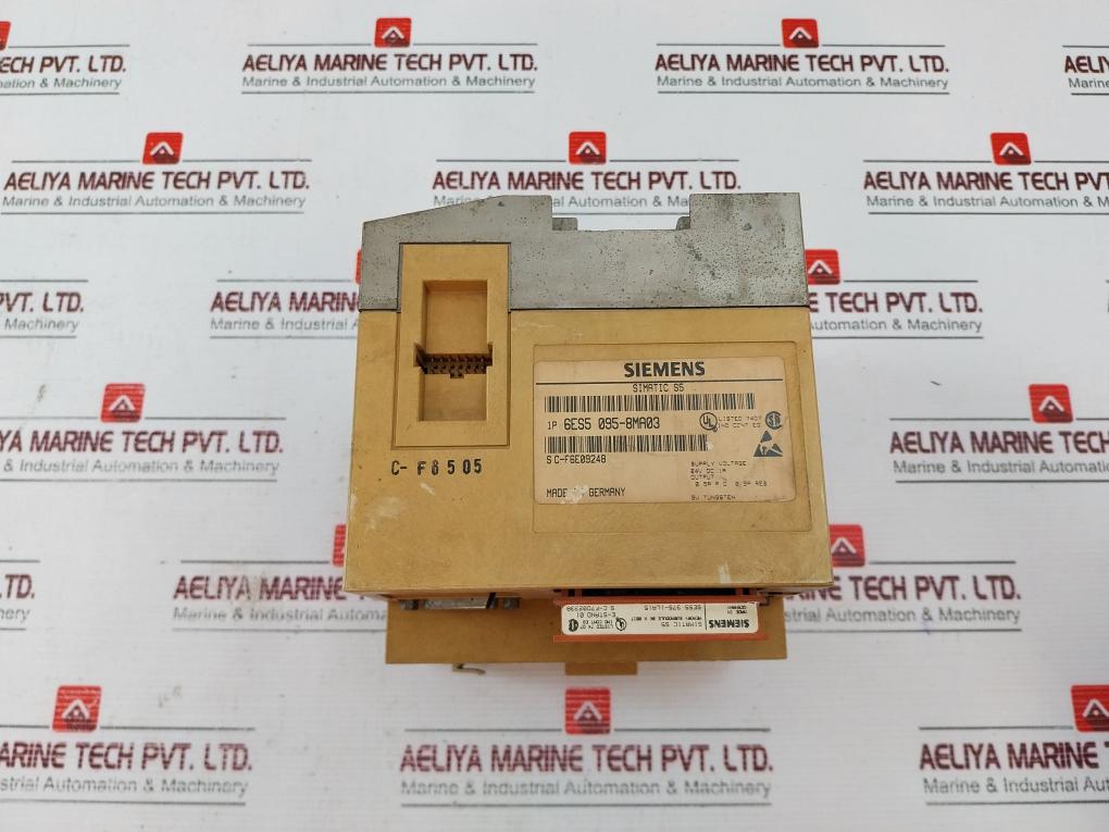 Siemens Simatic S5-95U 6Es5 095-8Ma03 Programmable Controller 24V Dc 1A