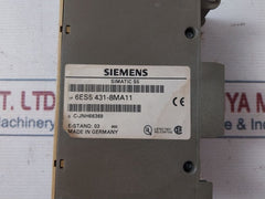 Siemens Simatic S5 6Es5 431-8Ma11 Digital Input Module 8X24V Dc E-stand: 03