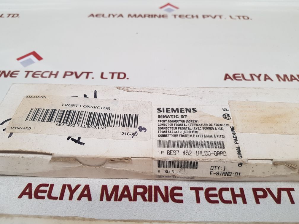 Siemens Simatic S7 6Es7 492-1Al00-0Aa0 Front Connector