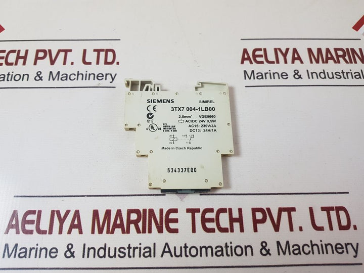 Siemens 3Tx7 004-1Lb00 Output Interface Module 634337Eqq Ac15 230V/3A