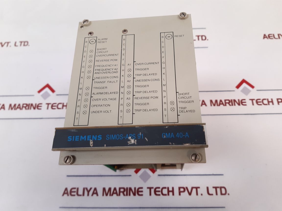 Siemens Simos-aps 91 Control Unit Cma 40-a
