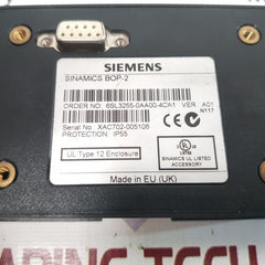 Siemens Bop-2 Sinamics Control Unit Cu240B-2