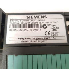 Siemens Bop-2 Sinamics Control Unit Cu240B-2
