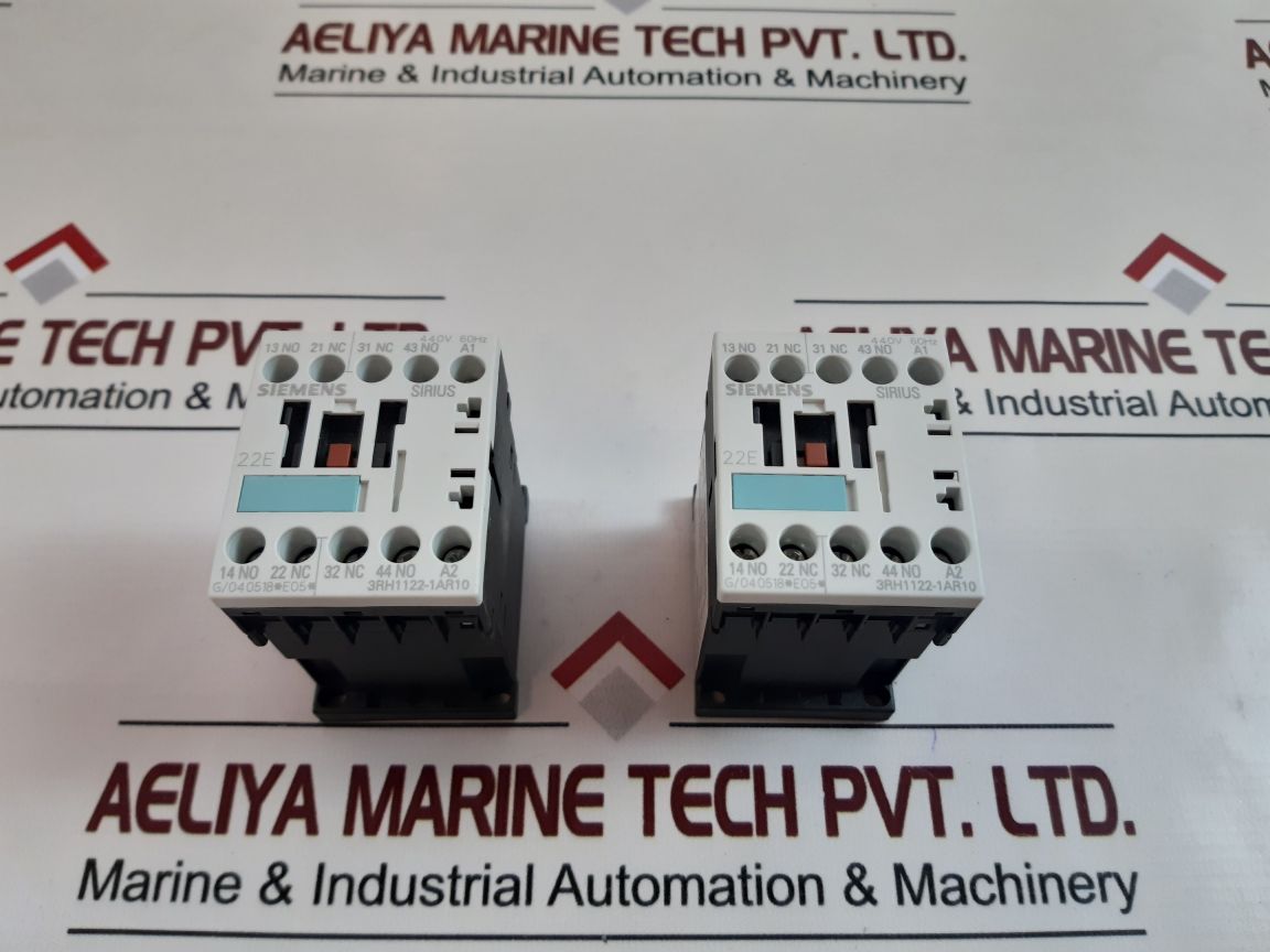Siemens 3Rh1122-1Ar10 Relay 10A 600V Ac
