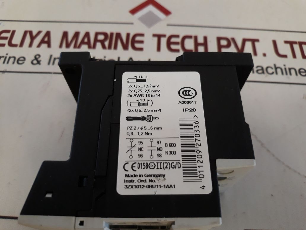 Siemens 3Ru1116-1Ab1 Overload Relay 690V