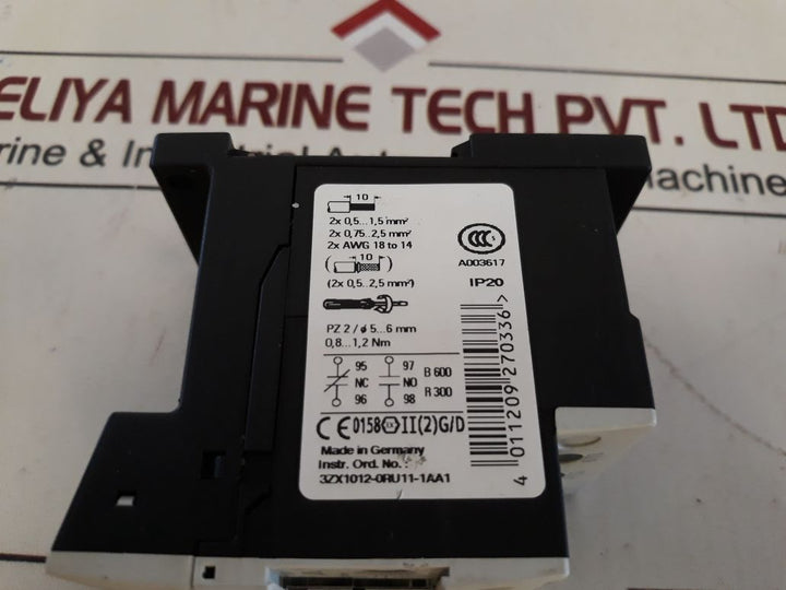 Siemens 3Ru1116-1Ab1 Overload Relay 690V