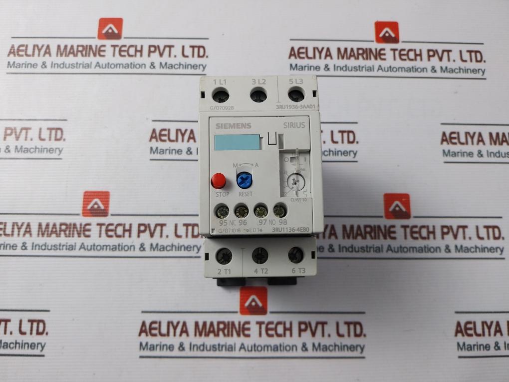 Siemens Sirius 3Ru1136-4Eb0 Overload Relay 690V
