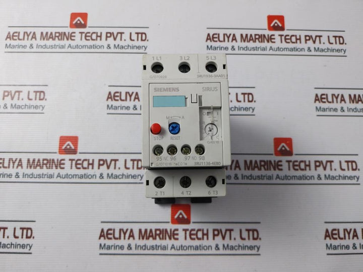Siemens Sirius 3Ru1136-4Eb0 Overload Relay 690V