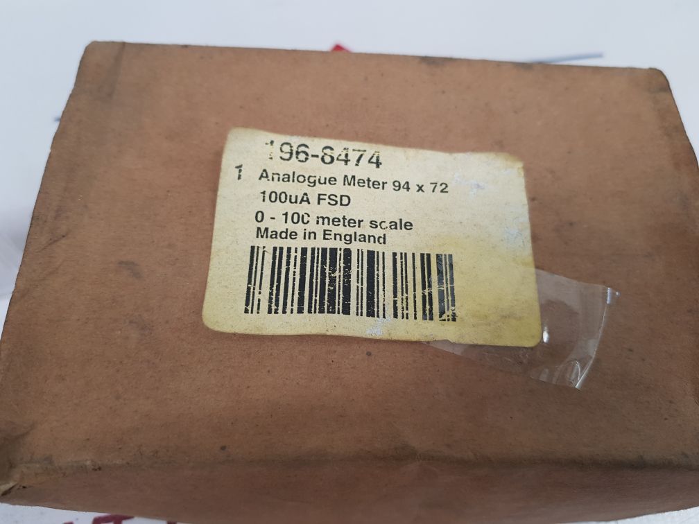 Sifam 100Ua Fsd Analog Panel Meter M87807/1-0008