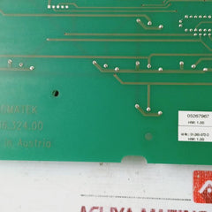 Sigmatex 9816.324.00 Operator Keyboard Printed Circuit Board Module