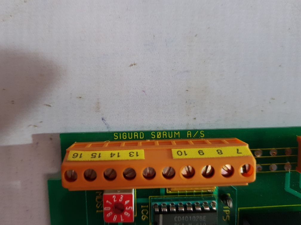 Sigurd Sorum 799.01.000.007 Pcb Card