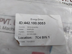 Simplex 43540Ss Dump Valve Assembly 10K Psi 700Bar