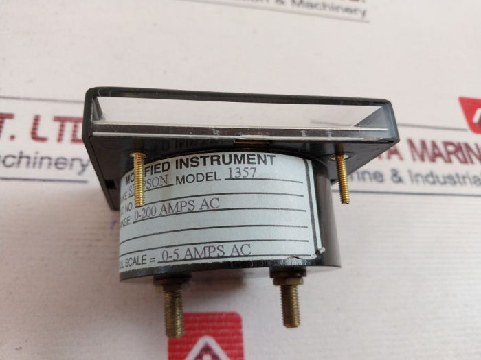 Simpson 1357 Md Panel Meter 0-200 Ac Amp
