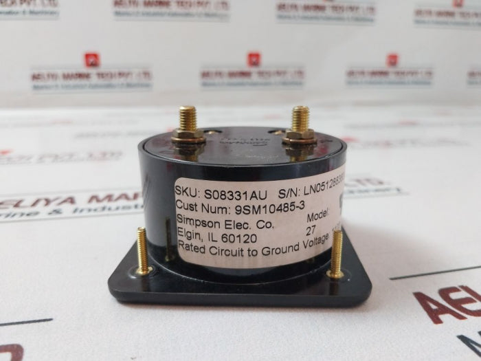 Simpson M-10485-3 Lincoln Panel Meter S08331Au 27