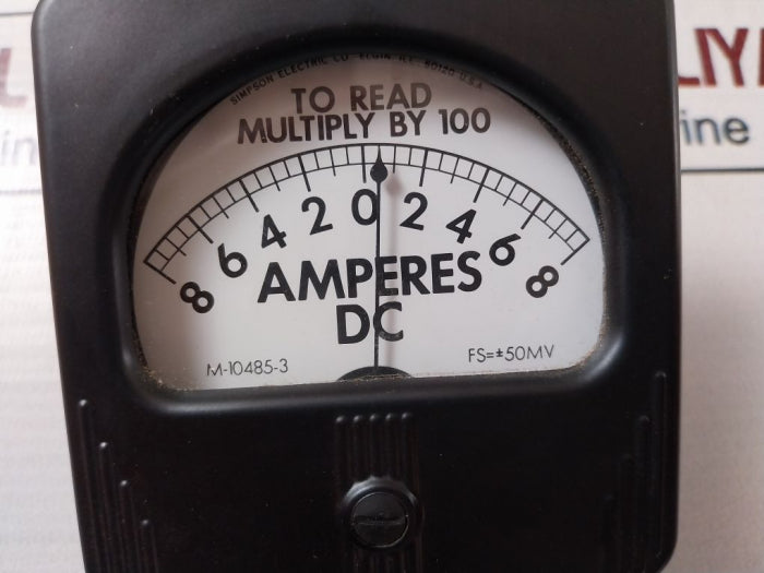 Simpson M-10485-3 Lincoln Panel Meter S08331Au 27