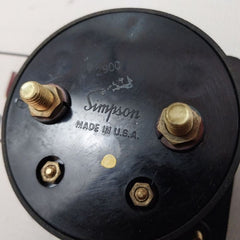 Simpson M-10485-5 Panel Meter 0-8 Dc Amperes