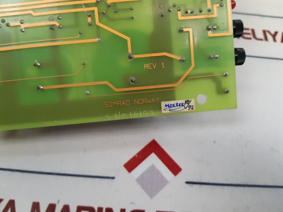 Simrad 382-073542 Rev 1 Pcb Card