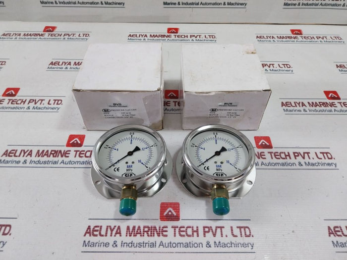 SLC 0-16 Bar Pressure Gauge 100 m/m 1/2 Inch PF