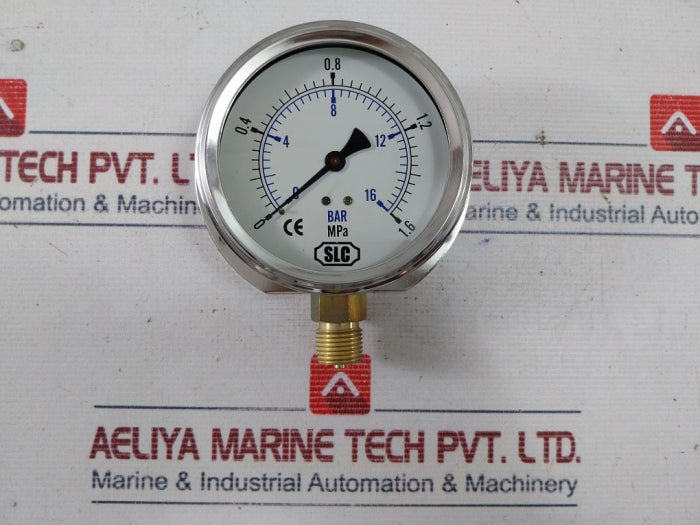 SLC 0-16 Bar Pressure Gauge 100 m/m 1/2 Inch PF